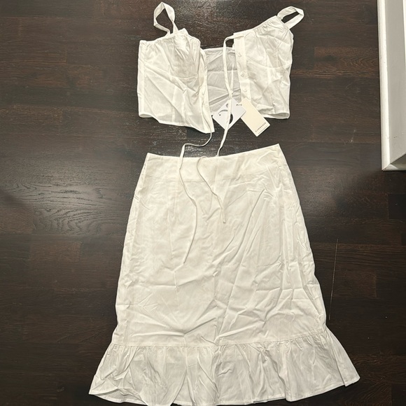 Commense. Cowgirl Aesthetics Corset Two Piece Skirt Set × 1 size Medium - Picture 2 of 5